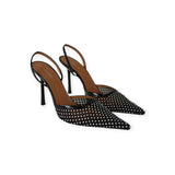 BLACK VALENCIA SLINGBACK