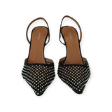 BLACK VALENCIA SLINGBACK