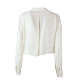 WHITE CROP SHIRT