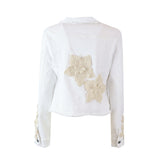WHITE DENIM JACKET
