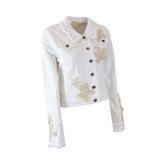 WHITE DENIM JACKET