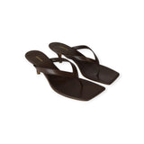 CLARICE BROWN FLIP-FLOPS