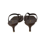CLARICE BROWN FLIP-FLOPS