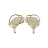 CLARICE GOLD FLIP FLOPS
