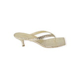 CLARICE GOLD FLIP FLOPS