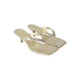 CLARICE GOLD FLIP FLOPS