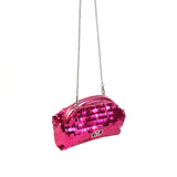CLUTCH PAILLETTES FUCSIA