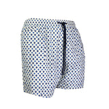 BOXER MARE BIANCO E BLU REFINEDTIE