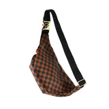 MARSUPIO CHECK MARRONE