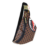 MARSUPIO CHECK MARRONE