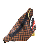 MARSUPIO CHECK MARRONE