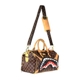 BAULETTO CHECK MARRONE