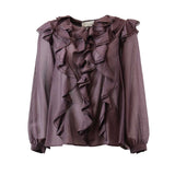 CAMICIA CLEOPATRA BORDEAUX