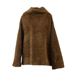 CAPPOTTO BOCCALE TEDDY MARRONE