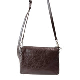 BORSA A TRACOLLA VIVIAN MARRONE