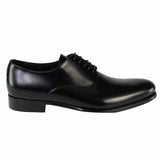 WILTON DERBY SHOES IN BLACK LEATHER
