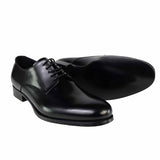 WILTON DERBY SHOES IN BLACK LEATHER