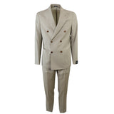 ABITO DOPPIO PETTO BEIGE