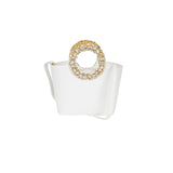 BORSA CIRCLE BIANCA