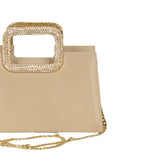 BORSA A MANO BEIGE